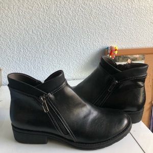 leather ankle boots brand new